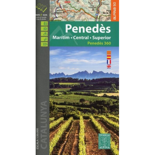 Wanderkarte Penedes 1:50 000