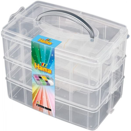 Hama 6750 - Sortierbox für Bügelperlen und Zubehör, groß, 19x15x24cm