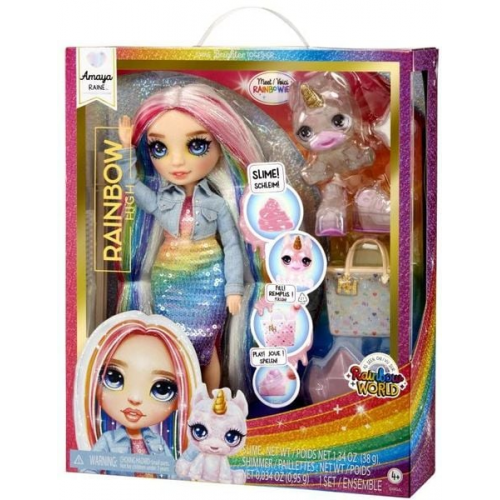 Classic Rainbow Fashion Doll- Amaya (rainbow)