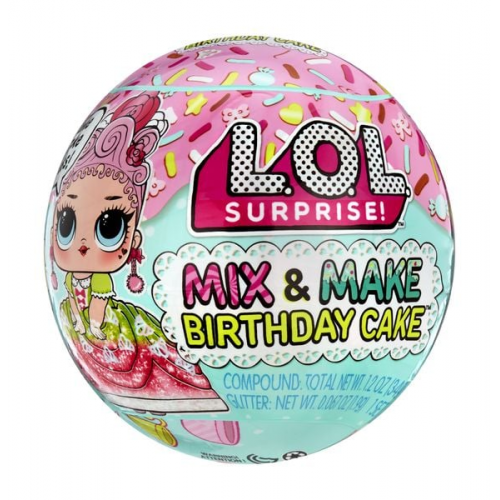 L.O.L. Surprise Mix & Make Birthday Cake Tots Asst in PDQ