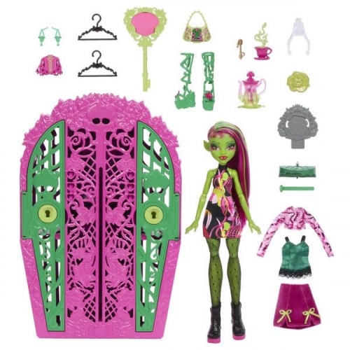 Monster High Skulltimate Secrets Garden Mysteries Spielset, Venus McFlytrap-Pu