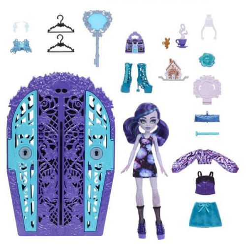 Monster High Skulltimate Secrets Garden Mysteries Spielset, Twyla Puppe mit me