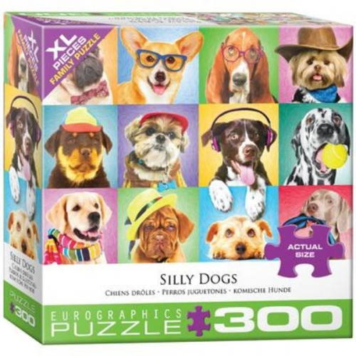 Silly Dogs Family Puzzle 300pc