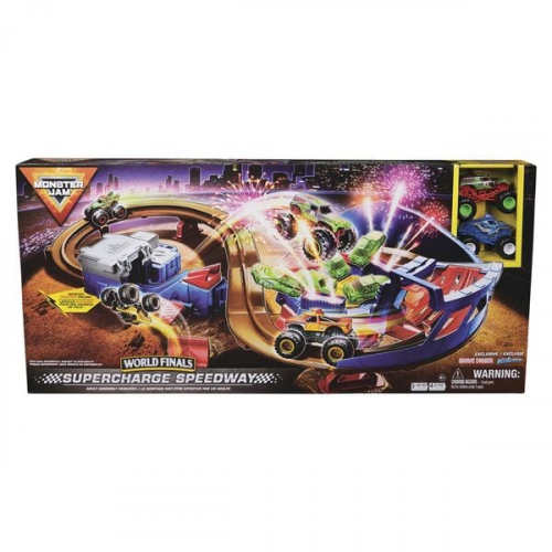 Spin Master - Monster Jam - Supercharge Speedway Playset