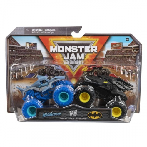 Spin Master - Monster Jam 2 - Pack 1:64 Batman vs Megalodon