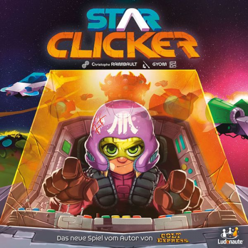 Asmodee LUDD0019 - Star Clicker, Familienspiel, Strategiespiel