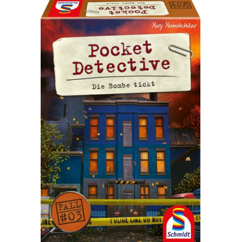 Schmidt 49379 - Pocket Detective, Die Bombe tickt, Krimi-und Detektivspiel