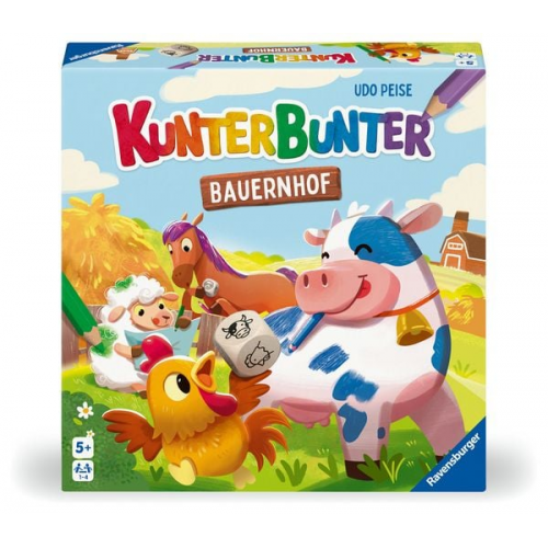 Ravensburger 24761 - Kunterbunter Bauernhof ein Kinderspiel für 1-4 Personen ab 5 Jahren