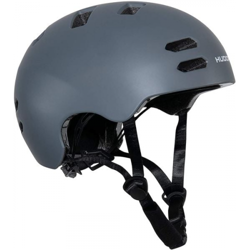 Hudora 84167 - Allround Grapghit Helm, Skaterhelm, Graphit, S