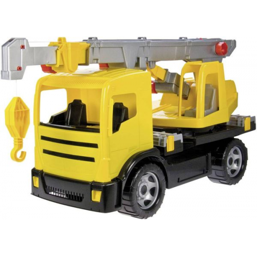 LENA® 02176EC - Giga Trucks, Kranwagen, gelb, L/B/H 70x25x38 cm