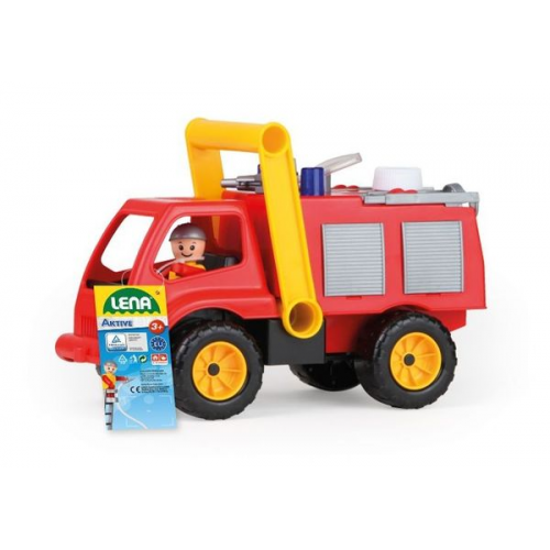 LENA® 04355EC - Aktive, Feuerwehr mit Spielfigur, Länge 26 cm