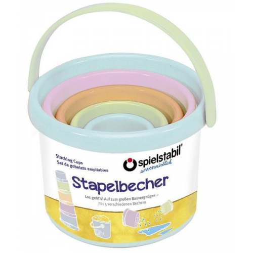 Spielstabil 3726 - Stapelbecher-Set pastell 5-teilig