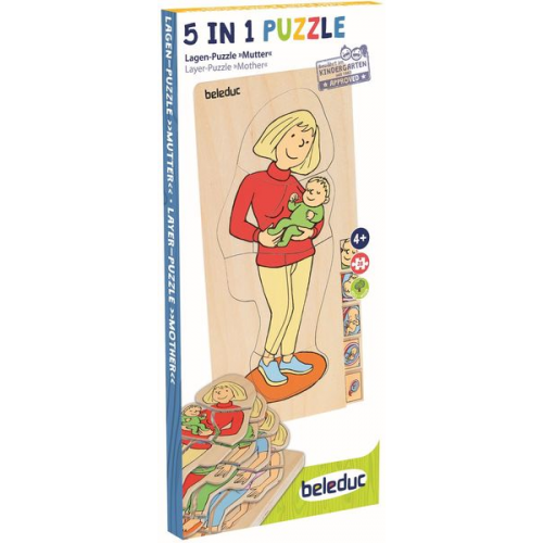 Beleduc - Lagen-Puzzle Mutter