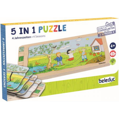 Beleduc - Lagen-Puzzle 4 Jahreszeiten