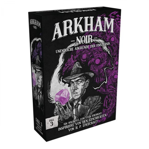 Asmodee LUND0009 - Arkham Noir - Fall 3: Unendliche Abgründe der Finsternis, Kennerspiel, Kartenspiel