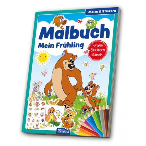 Malbuch Mein Frühling