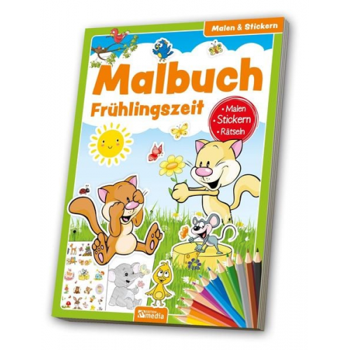 Malbuch Frühlingszeit