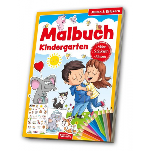 Malbuch Kindergarten