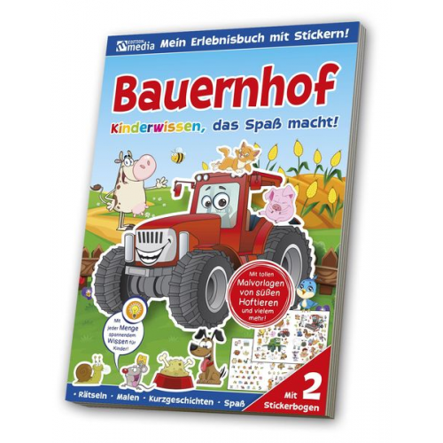 Sticker-Übungsbuch - Bauernhof, Natur