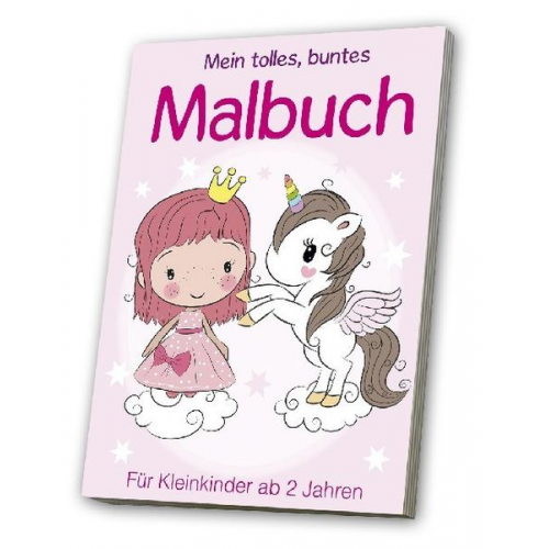 Mein tolles, buntes Malbuch, rosa