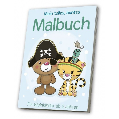 Mein tolles, buntes Malbuch, blau