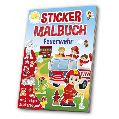 Mal- & Stickerbuch: Feuerwehr