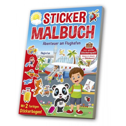 Mal- & Stickerbuch: Flughafen