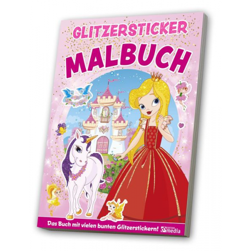 Glitzersticker XXL-Malbuch Kunterbunte Welt im Frühling