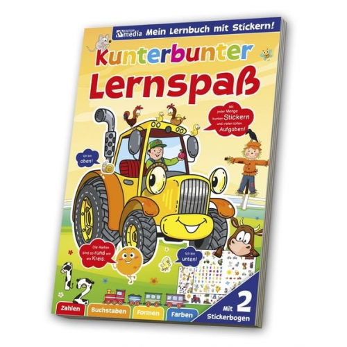 Sticker-Lernspaßbuch - Traktor / Landwirtschaft