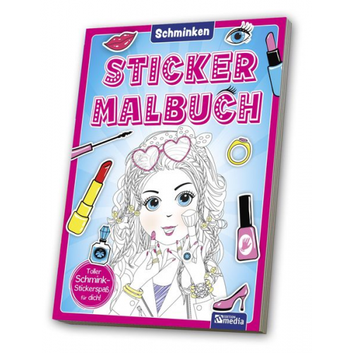 Mal- & Stickerbuch: Schminken