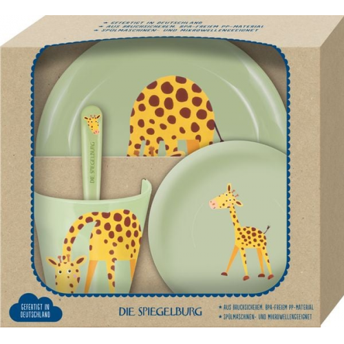 Geschirr Geschenkset Giraffe - Freche Rasselbande