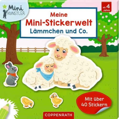 Ruby Warnecke - Meine Mini-Stickerwelt - Lämmchen und Co.