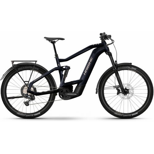 HAIBIKE Adventr FS 11 (750 Wh), 12 Gang Kettenschaltung, Herrenfahrrad, Diamant, Modell 2024, 27,5 Zoll 50 cm midnight/copper