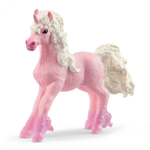 Schleich 70832 - Bayala, Blüten Einhorn Fohlen, Spielfigur, 9,7x3,2x8,7cm