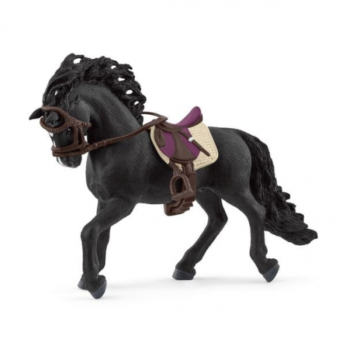 Schleich 42707 - Horse Club, Pura Raza Espanola Hengst mit Accessoires, Tierfigur, Länge: 14,3 cm