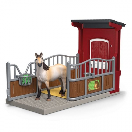 Schleich Farm World Ponybox mit Mustang Stute