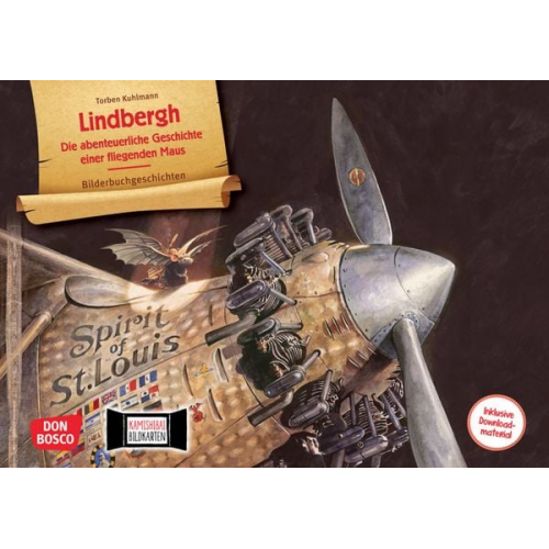 Torben Kuhlmann - Lindbergh. Die abenteuerliche Geschichte einer fliegenden Maus. Kamishibai Bildkartenset