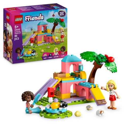 LEGO Friends Meerschweinchen Spielplatz, Bauset für Rollenspiele 42640