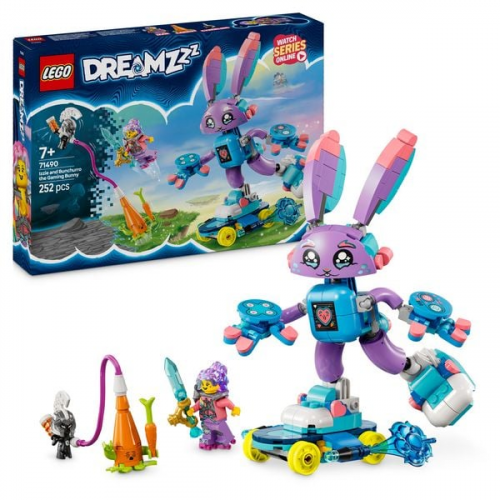 LEGO DREAMZzz Izzie und Bunchurro der Gaming-Hase, Fantasyset 71490