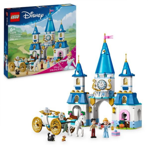 LEGO ǀ Disney Princess Cinderellas Schloss und Pferdekutsche Set 43275