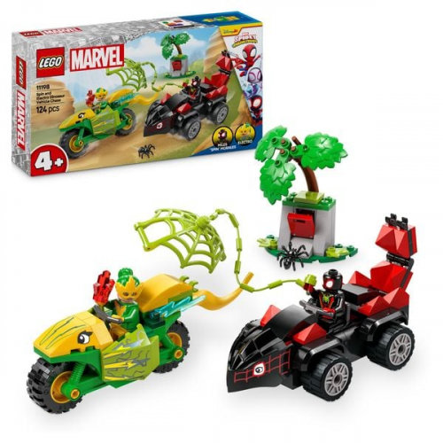 LEGO Marvel Actionspaß mit Spin und Electro in ihren Dino-Flitzern, Spidey und seine Super-Freunde 11198