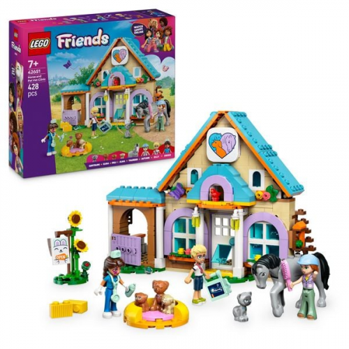 LEGO Friends Tierarztpraxis für Pferde und Haustiere, Geschenk 42651