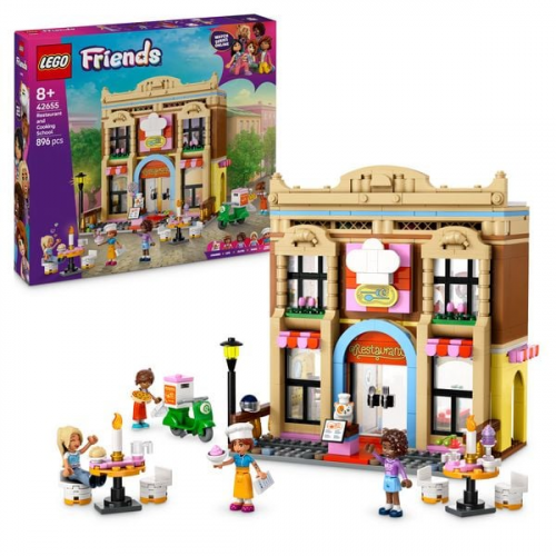 LEGO Friends Restaurant und Kochschule, Geschenkidee für Mädchen 42655