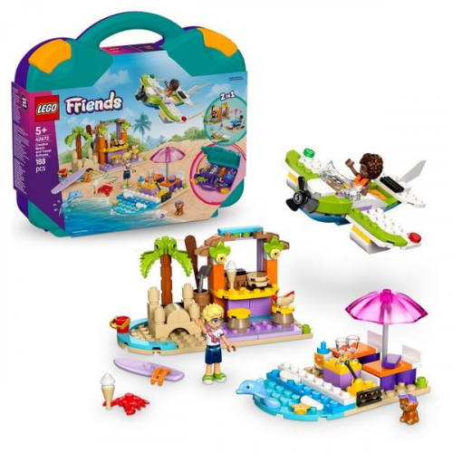 LEGO Friends Kreativer Reisekoffer, 2-in-1 Bauset für Rollenspiele 42672