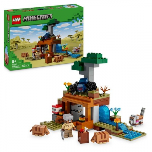 LEGO Minecraft Die Expedition zur Gürteltiermine, Bauspielzeug 21269