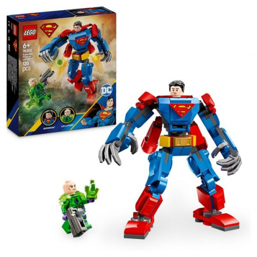 LEGO DC Superman Mech vs. Lex Luthor - Superhelden Spielzeug 76302