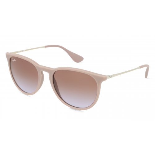 Ray-Ban RB 4171 ERIKA Damen-Sonnenbrille Vollrand Panto Kunststoff-Gestell, gelb