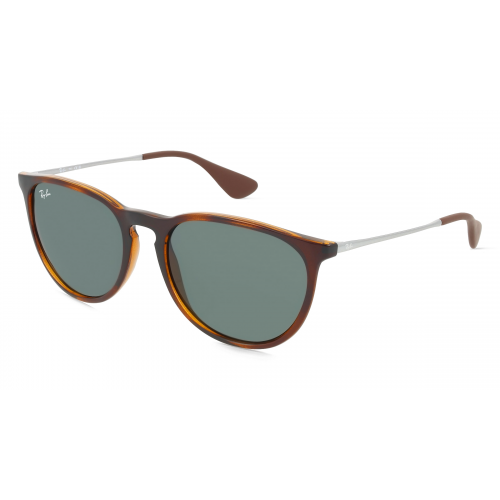 Ray-Ban RB 4171 ERIKA Damen-Sonnenbrille Vollrand Panto Kunststoff-Gestell, braun