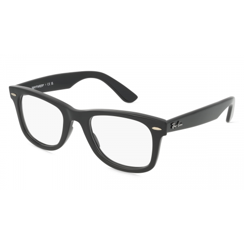 Ray-Ban RX4340V Unisex-Brille inkl. Gläser Vollrand Eckig Propionat-Gestell 50mm/22mm/150mm, schwarz