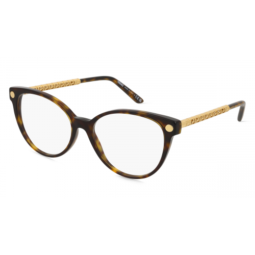 Versace 0VE3353 Damen-Brille inkl. Gläser Vollrand Cateye Metall-Gestell 54mm/16mm/140mm, braun